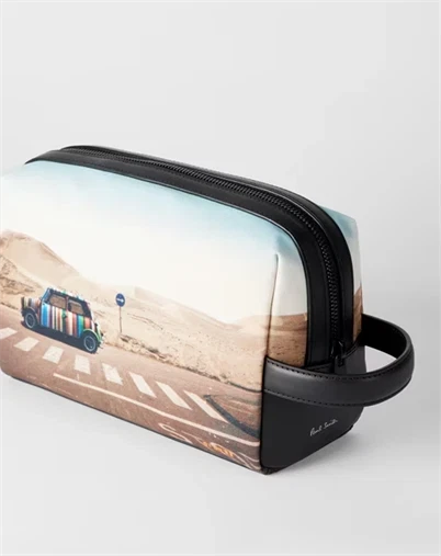 Paul Smith - Recycled Polyester 'Desert Mini' Wash Bag